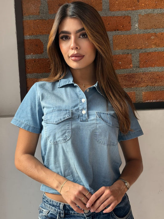 Camisa Chambray dama proceso